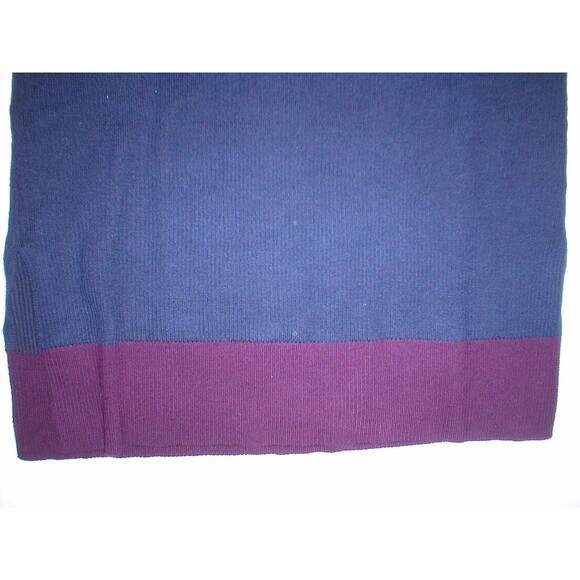 NWT New Womens Athleta L Sleeveless Sweater Dress Navy Dark Blue Purple Slits - Picture 5 of 7